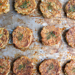Potato salmon Cakes
