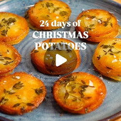 Thyme &amp; Garlic Potato Stacks