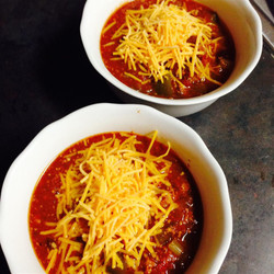 Slow Cooker Turkey&amp; Beef Chili