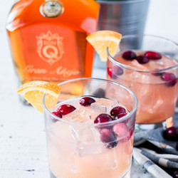 Cranberry Orange Rum Spritzer