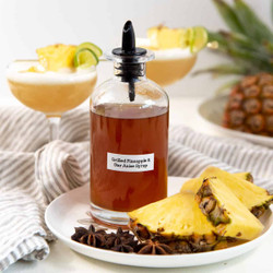 Grilled Pineapple Syrup (with Star Anise)