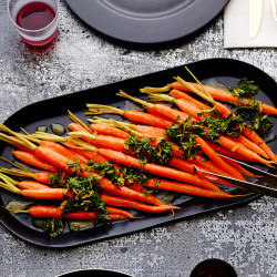 Honey-glazed Carrots With Carrot Top Gremolata
