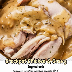 Crockpot Chicken &amp; Gravy Recipe