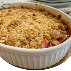 Maple Rhubarb Crisp