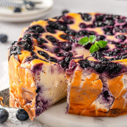 Blueberry Greek Yogurt Cake