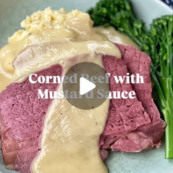 Corned Beef With Mustard Sauce