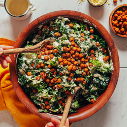 Chickpea Caesar Salad