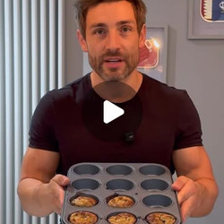 Healthy High Protein Blueberry Muffins