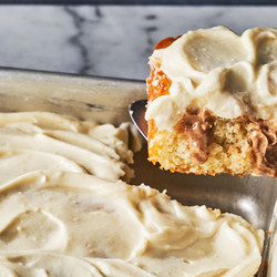 Cinnamon Roll Poke Cake