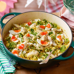 Kedgeree With Spinach And Herbs