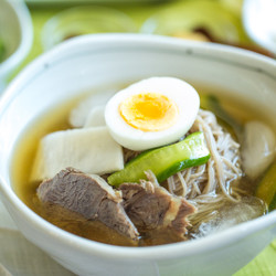 Mul Naengmyeon (korean Cold Noodle Soup)