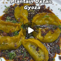 Plantain Oxtail Gyoza