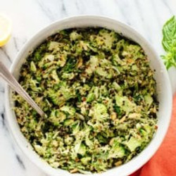 Quinoa Broccoli Slaw With Honey-mustard Dressing