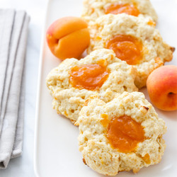 Apricots And Cream Thumbprint Scones