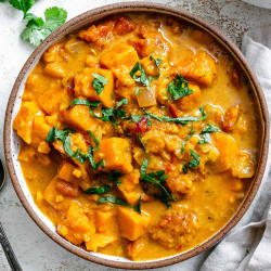Sweet Potato Peanut Butter Soup