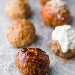 Best Baked Turkey Meatballs (+ 7 Flavors!)