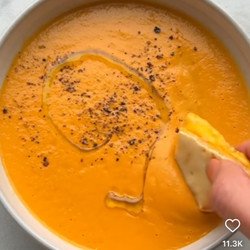 Roasted Feta Soup