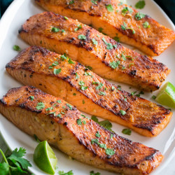 Broiled Salmon With Orange-miso Glaze | Epicurious
