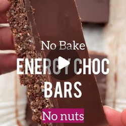 Energy Choc Bars - No Nuts