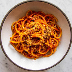 Pasta c'Anciuova e Muddica Atturrata (Sicilian Pasta With Anchovies and Toasted Breadcrumbs)