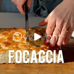 Overnight Focaccia Bread
