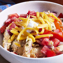 Chicken Fajita Rice Casserole