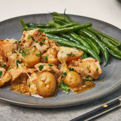 Slow Cooker Parmesan Garlic Chicken And Potatoes