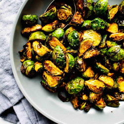 Air Fryer Brussel Sprouts With Balsamic