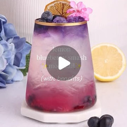 Blueberry Butterfly Pea Mocktail