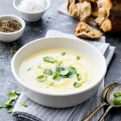 Green Garlic Soup Redux