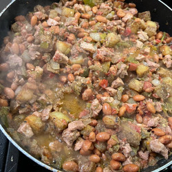 Colorado Hatch Green Chili With Pinto Beans