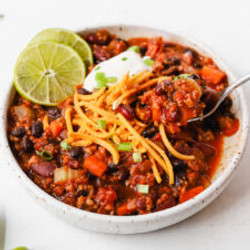 Meaty Vegan Tvp Chili