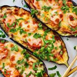Aubergine Pizza Steaks