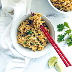 Spicy Coconut Milk Noodles