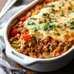 Stuffed Pepper Casserole Beef