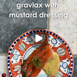 Rick Stein Gravlax with mustard sauce apps snacks