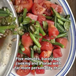 Tomato and Green Bean Salad