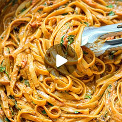 Creamy Sun Dried Tomato Pasta