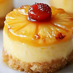 Pineapple Upside Down Cheesecake