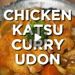 Chicken Katsu Curry With Udon
