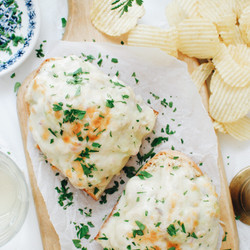 Classic Open-faced Tuna Melt