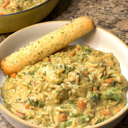 One-pot Cheesy Chicken And Broccoli Orzo
