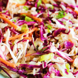 The Best Crunchy Coleslaw Recipe (for Bbq Pulled Pork)