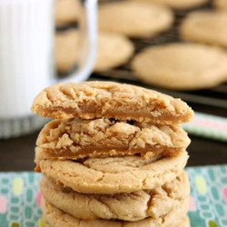 Thick And Chewy Peanut Butter Cookies