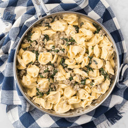 Creamy Tortellini With Italian Sausage