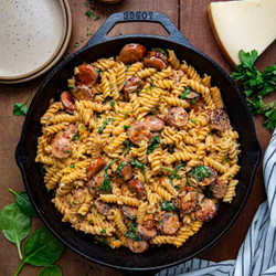Creamy Andouille Sausage Pasta