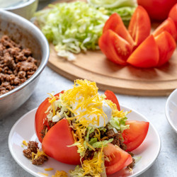 Low Carb Taco Tomatoes