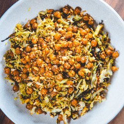 Shredded Hispi Cabbage &amp; Charred Lemon Salad