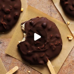 Peanut Butter Chip Frozen Yogurt Bars
