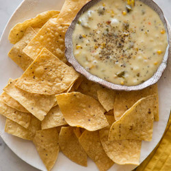 Roasted Poblano Queso Fundido